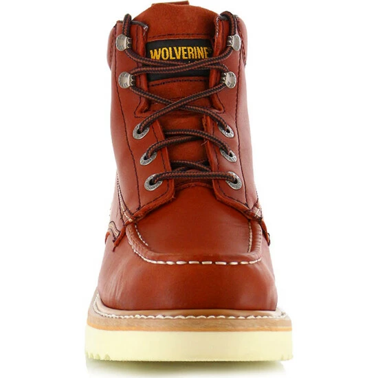 Brand new ๐ฏ Wolverine Men's Moc-Toe Work ๐ฅพ Boots Rust Copper ๐ฏ 6 Brand new ๐ฏ Wolverine Men's Moc-Toe Work ๐ฅพ Boots Rust Copper ๐ฏ - Image 4