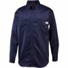 New 🎉 Wolverine Men's Navy Firezero FR Twill Long Sleeve 👚 Shirt 🧨 -Miss Me Shop unnamed file 100