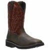 Promo ❤️ Wolverine Men's Rancher Waterproof Western Work 🥾 Boots - Steel Toe Brown 😍
