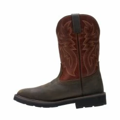 Promo ❤️ Wolverine Men's Rancher Waterproof Western Work 🥾 Boots - Steel Toe Brown 😍 -Miss Me Shop unnamed file 103