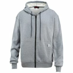 Miss Me Shop 6 Best deal βοΈ Wolverine Men's Firezero Fleece Zip Front Work Hoodie Grey π