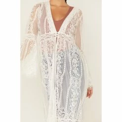 Budget ✔️ Miss Me 👩 Women's Lace Bell Sleeve Duster Kimono White 👍 8 Budget ✔️ Miss Me 👩 Women's Lace Bell Sleeve Duster Kimono White 👍 -Miss Me Shop unnamed file 1083