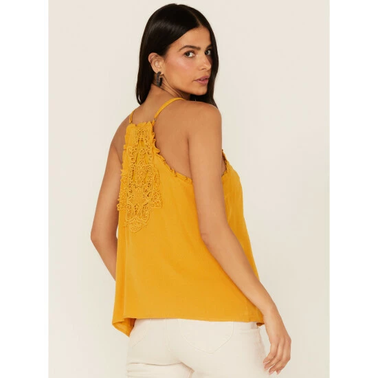 Deals ๐คฉ Miss Me ๐ฉ Women's Ruffle Cami Top Mustard ๐ 6 Deals ๐คฉ Miss Me ๐ฉ Women's Ruffle Cami Top Mustard ๐ - Image 4