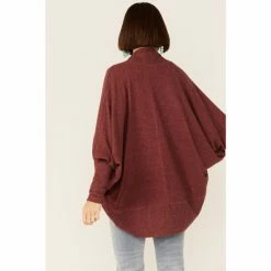 Outlet 🛒 Miss Me 👩 Women's Rust Brushed Knit Open Front Cardigan Sweater Rust Copper ✨ -Miss Me Shop unnamed file 1115