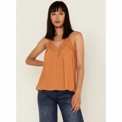 Brand new π Miss Me π© Women's Lace Cami Top Rust Copper π€©