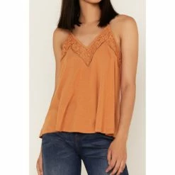 Brand new 🌟 Miss Me 👩 Women's Lace Cami Top Rust Copper 🤩 -Miss Me Shop unnamed file 1160