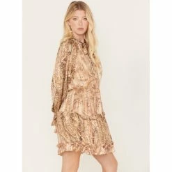 Budget ๐คฉ Miss Me ๐ฉ Women's Print Ruffle ๐ Dress Gold ๐ 8 Budget ๐คฉ Miss Me ๐ฉ Women's Print Ruffle ๐ Dress Gold ๐ -Miss Me Shop unnamed file 1184