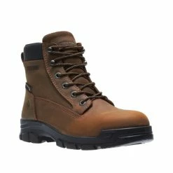 Best Pirce ๐ Wolverine Men's Chainhand Waterproof Work ๐ฅพ Boots - Steel Toe Brown โจ
