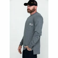 Brand new 😀 Wolverine Men's Black Sleeve Logo Work T-Shirt 🛒 -Miss Me Shop unnamed file 148