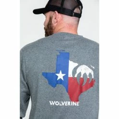Brand new 😀 Wolverine Men's Black Sleeve Logo Work T-Shirt 🛒 -Miss Me Shop unnamed file 149