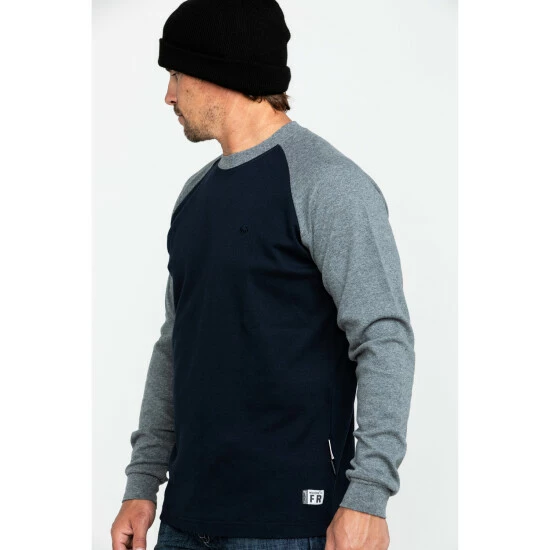 Brand new โจ Wolverine Men's Brower โพ Baseball Long Sleeve Work ๐ Shirt Navy ๐งจ 5 Brand new โจ Wolverine Men's Brower โพ Baseball Long Sleeve Work ๐ Shirt Navy ๐งจ - Image 3