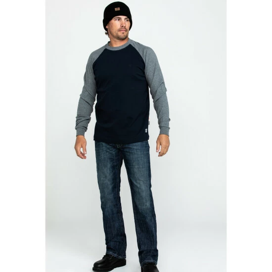 Brand new โจ Wolverine Men's Brower โพ Baseball Long Sleeve Work ๐ Shirt Navy ๐งจ 8 Brand new โจ Wolverine Men's Brower โพ Baseball Long Sleeve Work ๐ Shirt Navy ๐งจ - Image 6