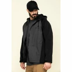 Cheapest 🔔 Wolverine Men's Charcoal I-90 Hybrid Softshell Jacket Grey 🥰 -Miss Me Shop unnamed file 168
