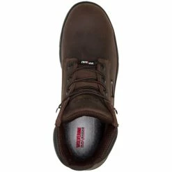 Promo ✔️ Wolverine Men's Dark Brown Ramparts Work 🥾 Boots - Soft Toe 🎁 -Miss Me Shop unnamed file 273