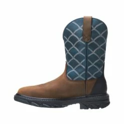 Buy ✨ Wolverine Men's Ranch King Western Work 🥾 Boots - Composite Toe Blue 🌟 -Miss Me Shop unnamed file 297