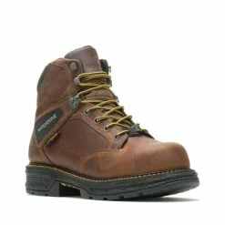 Discount โ Wolverine Men's Hellcat Lace-Up Work ๐ฅพ Boots - Composite Toe Brown ๐คฉ