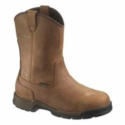Best reviews of 😉 Wolverine Men's Gear EH Waterproof Wellington 🥾 Boots - Composite Toe Brown ❤️