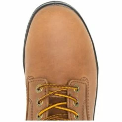 Promo 😉 Wolverine Men's Copper Durashocks Waterproof Work 🥾 Boots - Steel Toe Distressed Brown ⭐ -Miss Me Shop unnamed file 372