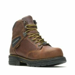 Best Sale โญ Wolverine Men's Hellcat Waterproof Work ๐ฅพ Boots - Soft Toe Brown ๐