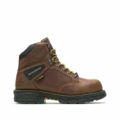 Alternative view of Best Sale ⭐ Wolverine Men's Hellcat Waterproof Work 🥾 Boots - Soft Toe Brown 🔔