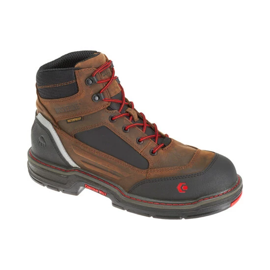 Budget ๐ฅฐ Wolverine Men's Brown Overman Waterproof Carbonmax 6" Work ๐ฅพ Boots - Round Toe Black/brown ๐ 3 Budget ๐ฅฐ Wolverine Men's Brown Overman Waterproof Carbonmax 6" Work ๐ฅพ Boots - Round Toe Black/brown ๐
