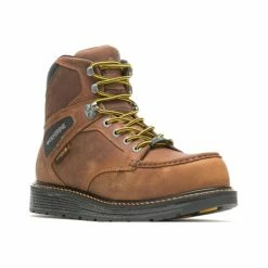 Flash Sale ๐งจ Wolverine Men's Brown Hellcat Lace-Up Work ๐ฅพ Boots - Composite Toe ๐