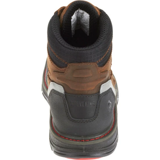 Budget ๐ฅฐ Wolverine Men's Brown Overman Waterproof Carbonmax 6" Work ๐ฅพ Boots - Round Toe Black/brown ๐ 9 Budget ๐ฅฐ Wolverine Men's Brown Overman Waterproof Carbonmax 6" Work ๐ฅพ Boots - Round Toe Black/brown ๐ - Image 7