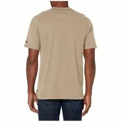 Alternative view of Deals 🧨 Wolverine Men's Solid Tan Guardian Short Sleeve Work Pocket T-Shirt 😀