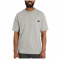 Brand new 🥰 Wolverine Men's Heather Grey Guardian Long Sleeve Work Pocket T-Shirt ✨