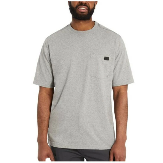 Brand new ๐ฅฐ Wolverine Men's Heather Grey Guardian Long Sleeve Work Pocket T-Shirt โจ 3 Brand new ๐ฅฐ Wolverine Men's Heather Grey Guardian Long Sleeve Work Pocket T-Shirt โจ