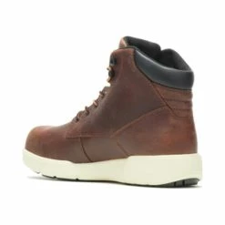 Budget 🧨 Wolverine Men's Kickstart Durashock 6" Lace-Up Work 🥾 Boots - Composite Safety Toe Brown ⭐ -Miss Me Shop unnamed file 556