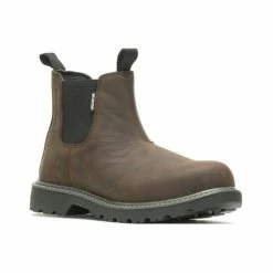 Discount 🛒 Wolverine Men's Floorhand Romeo Waterproof Work Boot - Steel Toe Dark Brown ⭐