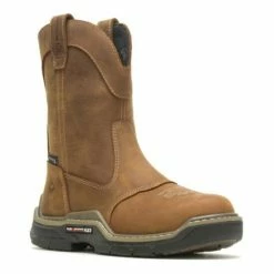 Best reviews of ⌛ Wolverine Men's 10" Raider Durashocks® Western CarbonMax™ Wellington Waterproof Work 🥾 Boots - Composite Toe Brown 💯