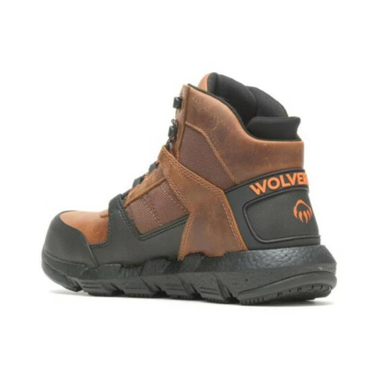 Best Sale ✨ Wolverine Men's 6" Rev Ultraspring™ Durashocks® Vent Carbonmax™ Work 🥾 Boots - Composite Toe Brown ⌛ 4 Best Sale ✨ Wolverine Men's 6" Rev Ultraspring™ Durashocks® Vent Carbonmax™ Work 🥾 Boots - Composite Toe Brown ⌛ - Image 2
