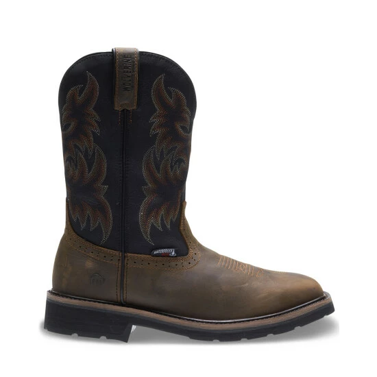 Best Pirce ⌛ Wolverine Men's Rancher Waterproof Wellington Work 🥾 Boots - Steel Toe Brown 🌟 4 Best Pirce ⌛ Wolverine Men's Rancher Waterproof Wellington Work 🥾 Boots - Steel Toe Brown 🌟 - Image 2