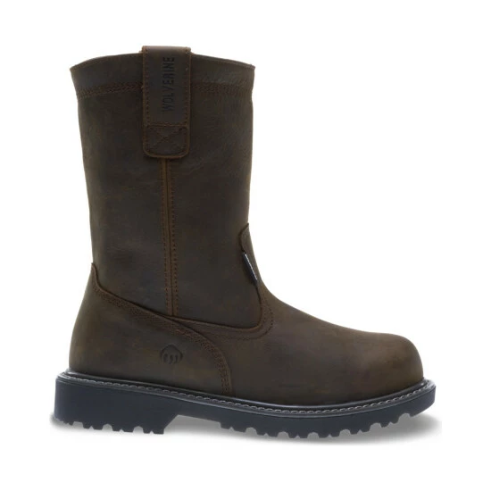 Hot Sale ๐ Wolverine Men's Floorhand Waterproof Wellington Work ๐ฅพ Boots - Steel Toe Dark Brown โ๏ธ 4 Hot Sale ๐ Wolverine Men's Floorhand Waterproof Wellington Work ๐ฅพ Boots - Steel Toe Dark Brown โ๏ธ - Image 2