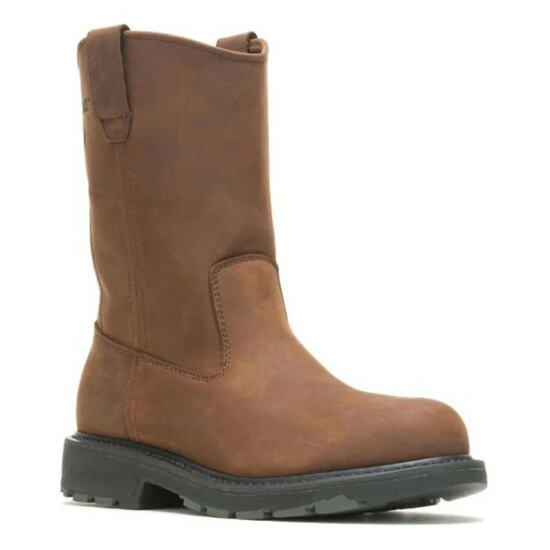 Top 10 ๐ฅ Wolverine Men's Nubuck Wellington Pull-On Work ๐ฅพ Boots - Round Toe Brown โจ 4 Top 10 ๐ฅ Wolverine Men's Nubuck Wellington Pull-On Work ๐ฅพ Boots - Round Toe Brown โจ - Image 2