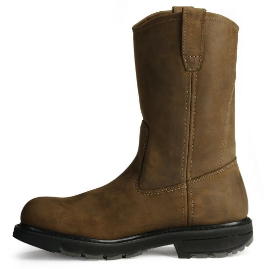 Top 10 ๐ฅ Wolverine Men's Nubuck Wellington Pull-On Work ๐ฅพ Boots - Round Toe Brown โจ 10 Top 10 ๐ฅ Wolverine Men's Nubuck Wellington Pull-On Work ๐ฅพ Boots - Round Toe Brown โจ - Image 8