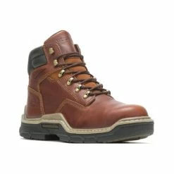 Best reviews of ๐ฏ Wolverine Men's 6" Peanut Raider Durashock Lace-Up Work Boot Brown ๐