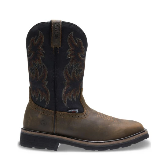 Best Sale ๐ Wolverine Men's Rancher Waterproof Western Work ๐ฅพ Boots - Soft Toe Black ๐ 4 Best Sale ๐ Wolverine Men's Rancher Waterproof Western Work ๐ฅพ Boots - Soft Toe Black ๐ - Image 2