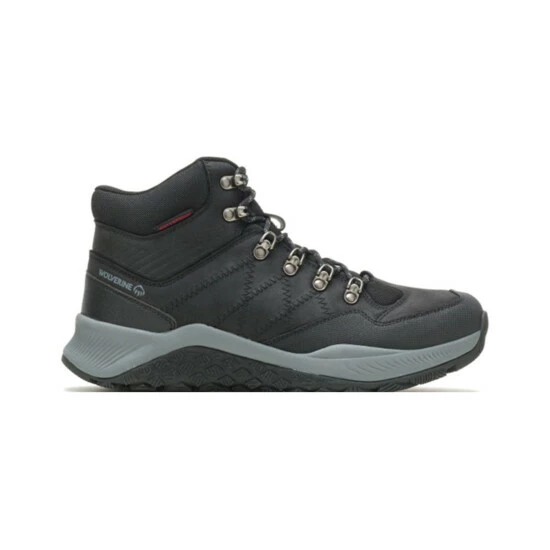 Buy 🛒 Wolverine Men's Luton Lace-Up Waterproof Work Hiking 🥾 Boots - Round Toe Black 🎉 4 Buy 🛒 Wolverine Men's Luton Lace-Up Waterproof Work Hiking 🥾 Boots - Round Toe Black 🎉 - Image 2