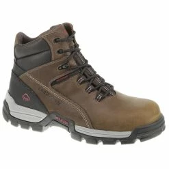 New 👏 Wolverine Tarmac 6" Waterproof Reflective Work 🥾 Boots - Composite Toe For Men Cinnamon 😀