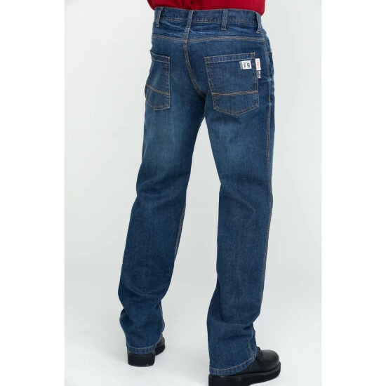 Outlet 👍 Wolverine Men's FR Dark Stretch Work 👖 Jeans Dark Blue 😀 3 Outlet 👍 Wolverine Men's FR Dark Stretch Work 👖 Jeans Dark Blue 😀