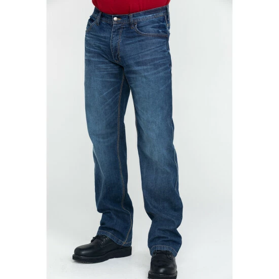 Outlet 👍 Wolverine Men's FR Dark Stretch Work 👖 Jeans Dark Blue 😀 4 Outlet 👍 Wolverine Men's FR Dark Stretch Work 👖 Jeans Dark Blue 😀 - Image 2