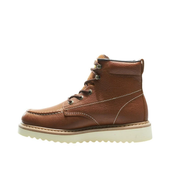 Promo 😍 Wolverine Men's 6" Lace-Up Wedge Work 🥾 Boots - Round Toe Brown 🌟 5 Promo 😍 Wolverine Men's 6" Lace-Up Wedge Work 🥾 Boots - Round Toe Brown 🌟 - Image 3