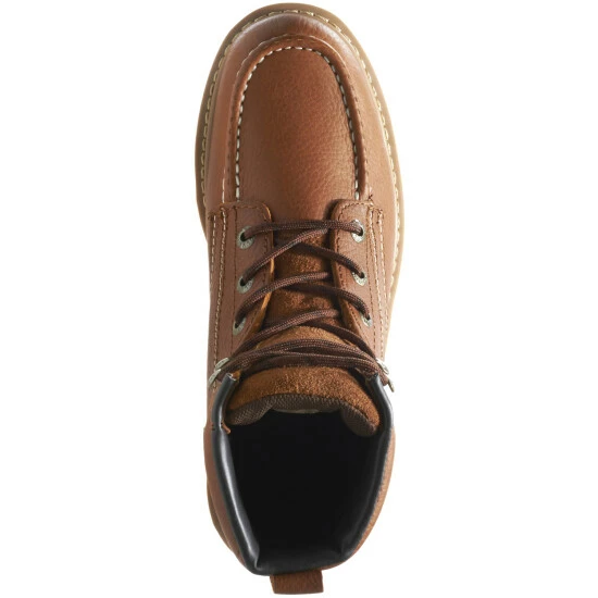 Promo 😍 Wolverine Men's 6" Lace-Up Wedge Work 🥾 Boots - Round Toe Brown 🌟 8 Promo 😍 Wolverine Men's 6" Lace-Up Wedge Work 🥾 Boots - Round Toe Brown 🌟 - Image 6
