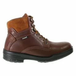 Coupon ⌛ Wolverine Men's 6" Durashocks Lace-Up 🥾 Boots - Round Toe Brown 🥰 -Miss Me Shop unnamed file 759