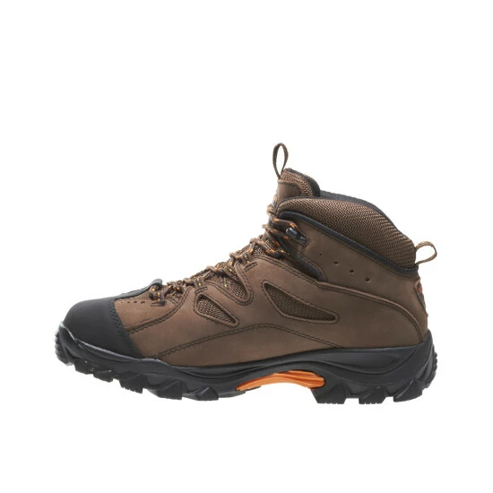 Discount 🎉 Wolverine Men's 6" Lace-Up Hudson Hiker 🥾 Boots - Steel Toe Dark Brown 🔥 5 Discount 🎉 Wolverine Men's 6" Lace-Up Hudson Hiker 🥾 Boots - Steel Toe Dark Brown 🔥 - Image 3