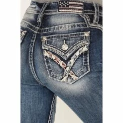 Discount ๐ฅ Miss Me ๐ฉ Women's Medium Wash Mid-Rise Embroidered Paisley Distressed Bootcut ๐ Jeans - Long Dark Blue โค๏ธ 9 Discount ๐ฅ Miss Me ๐ฉ Women's Medium Wash Mid-Rise Embroidered Paisley Distressed Bootcut ๐ Jeans - Long Dark Blue โค๏ธ -Miss Me Shop unnamed file 836