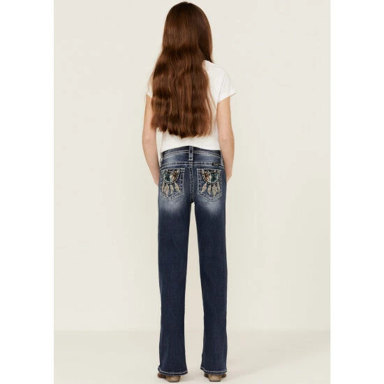 Budget π Miss Me π§ Girls' Free Spirit Cactus Scenic In Dream Catcher Bootcut π Jeans Dark Blue β¨ 5 Budget π Miss Me π§ Girls' Free Spirit Cactus Scenic In Dream Catcher Bootcut π Jeans Dark Blue β¨ - Image 3